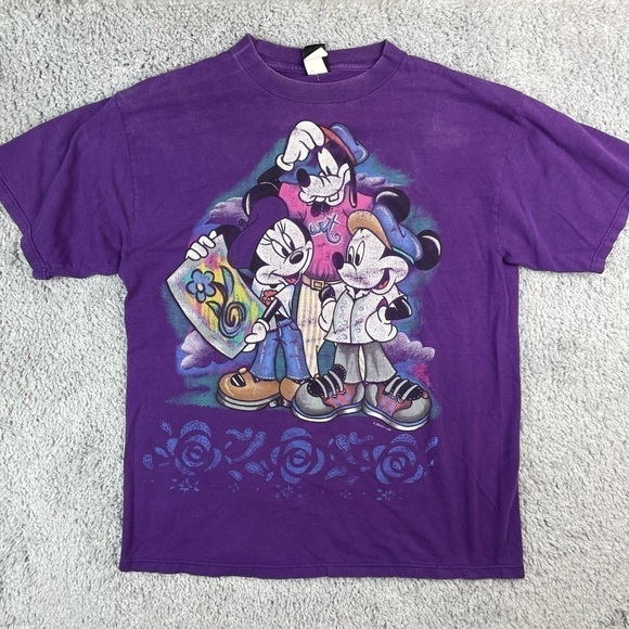 Vintage Disney Top Unisex Large Unlimited Collectible Jerry Leigh Retro Art - Picture 1 of 6